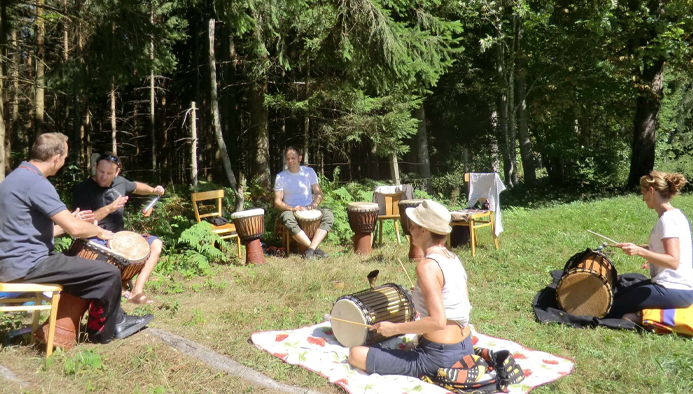 trommeln in den bergen